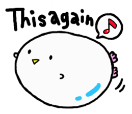 Baby owl (English) sticker #15592680