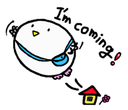 Baby owl (English) sticker #15592692