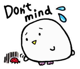 Baby owl (English) sticker #15592694