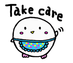 Baby owl (English) sticker #15592696