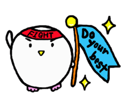 Baby owl (English) sticker #15592698