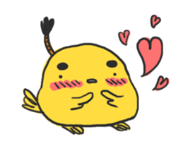 Born to be bird sticker #15592713