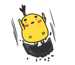 Born to be bird sticker #15592743