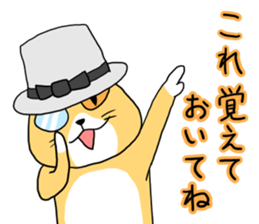 Cat with a hat 4 sticker #15592802