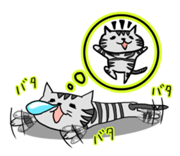 Cat with a hat 4 sticker #15592820