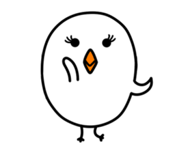 Hiyomaru of a chick and the second ver. sticker #15593211