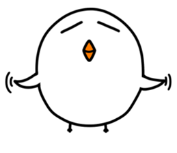 Hiyomaru of a chick and the second ver. sticker #15593224