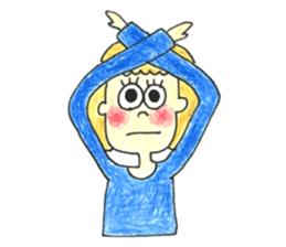 Tha girls who look good with a smile sticker #15593435