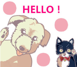 Kojiro and Conan, calm sticker sticker #15593794