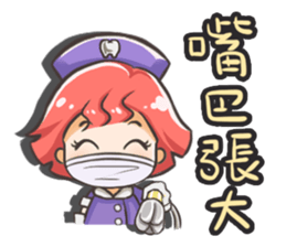 Dental assistant's murmur sticker #15594207