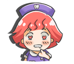 Dental assistant's murmur sticker #15594216