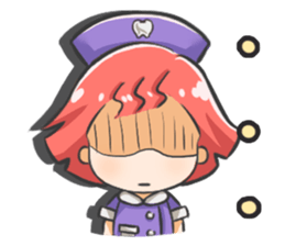 Dental assistant's murmur sticker #15594224