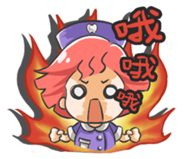 Dental assistant's murmur sticker #15594230