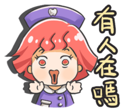 Dental assistant's murmur sticker #15594239