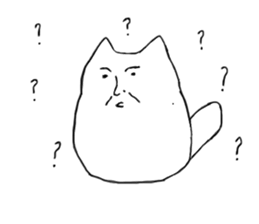 Happy Cat and Heart Man sticker #15596379