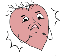 Happy Cat and Heart Man sticker #15596399