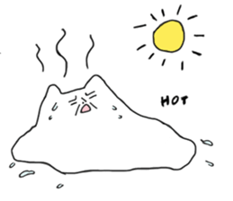 Happy Cat and Heart Man sticker #15596402