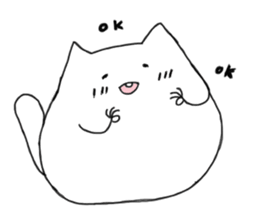 Happy Cat and Heart Man sticker #15596404