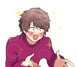 Genkikun and Komorikun sticker #15597893