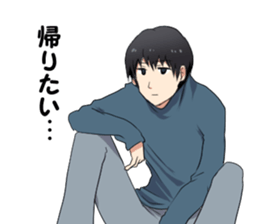 Genkikun and Komorikun sticker #15597898