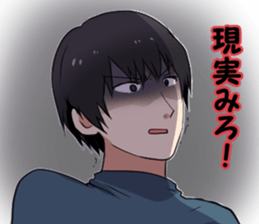 Genkikun and Komorikun sticker #15597902