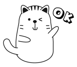 Thumb Cat and Friends sticker #15599578
