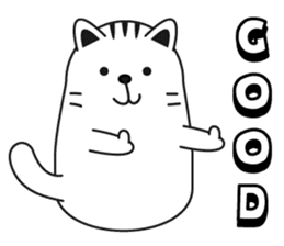 Thumb Cat and Friends sticker #15599579