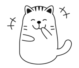Thumb Cat and Friends sticker #15599582