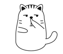 Thumb Cat and Friends sticker #15599585