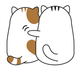 Thumb Cat and Friends sticker #15599593