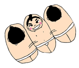 Today's Rikishi (sumo wrestlers) sticker #15599722