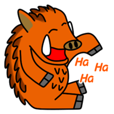 JIN-JIN Wild boar 1 sticker #15600542