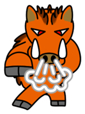 JIN-JIN Wild boar 1 sticker #15600544