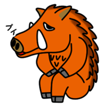 JIN-JIN Wild boar 1 sticker #15600546