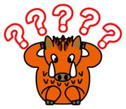 JIN-JIN Wild boar 1 sticker #15600549