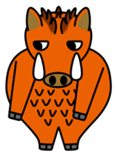 JIN-JIN Wild boar 1 sticker #15600550