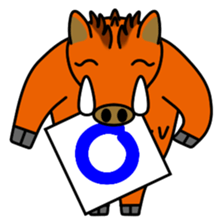 JIN-JIN Wild boar 1 sticker #15600558