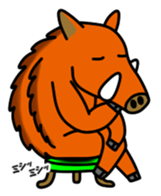 JIN-JIN Wild boar 1 sticker #15600560