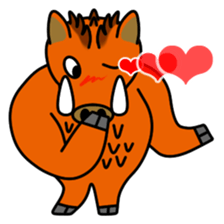 JIN-JIN Wild boar 1 sticker #15600562