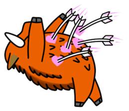 JIN-JIN Wild boar 1 sticker #15600563