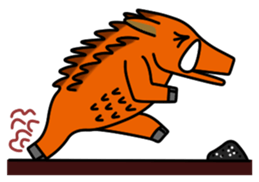 JIN-JIN Wild boar 1 sticker #15600564