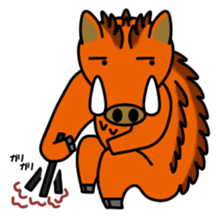 JIN-JIN Wild boar 1 sticker #15600570