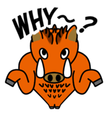 JIN-JIN Wild boar 1 sticker #15600572