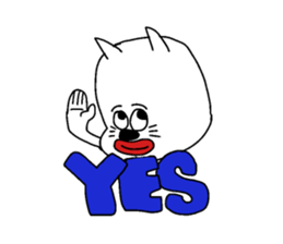 Cat & funny Pals sticker #15601427