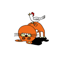 Cat & funny Pals sticker #15601451