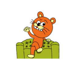 Cat & funny Pals sticker #15601453