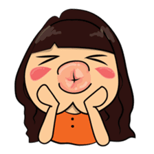 Cute Asian Girl sticker #15601670