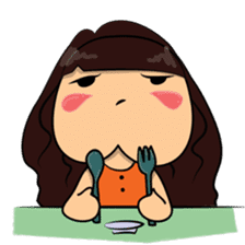 Cute Asian Girl sticker #15601674
