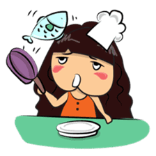 Cute Asian Girl sticker #15601675