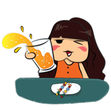 Cute Asian Girl sticker #15601676